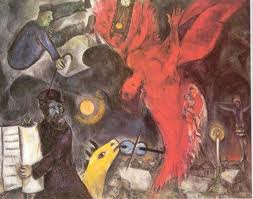 upadły anioł-Marc Chagall